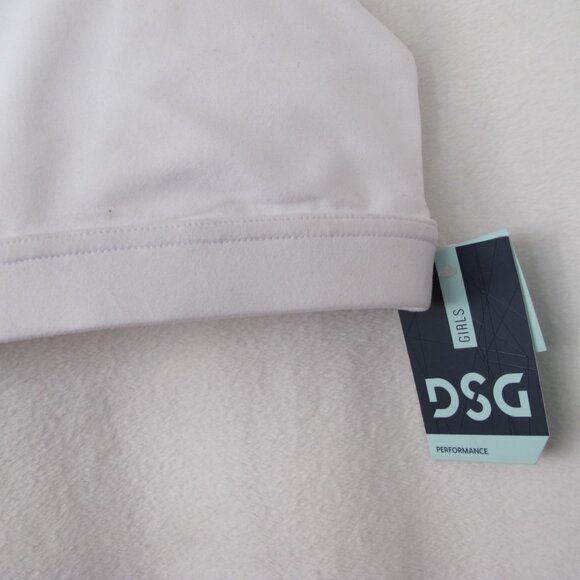 NWT - DSG Girls White Sports Bra - XL (16) - Picture 3 of 7